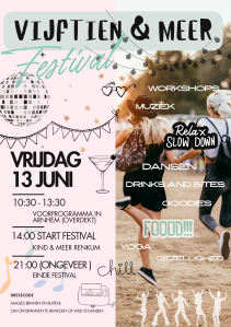 Poster aankondiging bedrijfsevenement